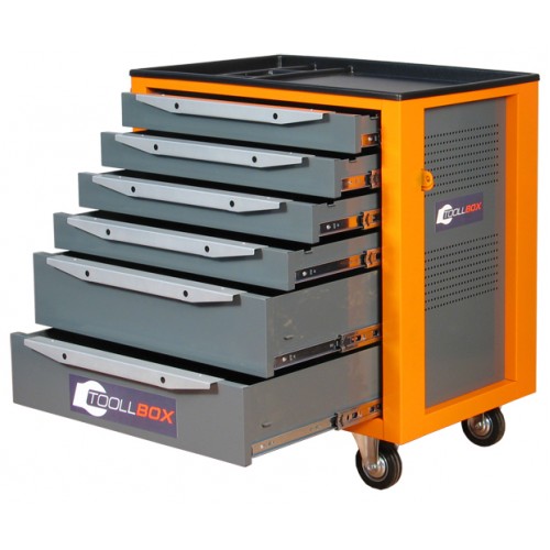 Металлическая передвижная тележка для инструментов Toollbox TBS-6