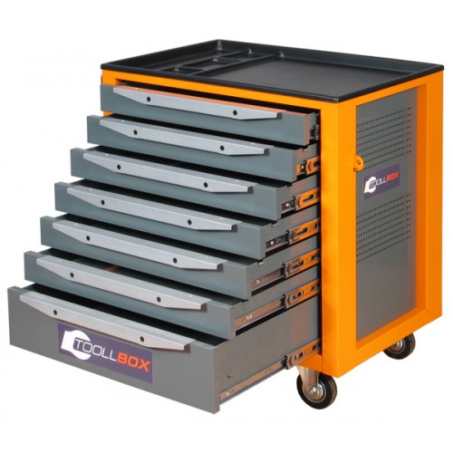 Металлическая передвижная тележка для инструментов Toollbox TBS-7