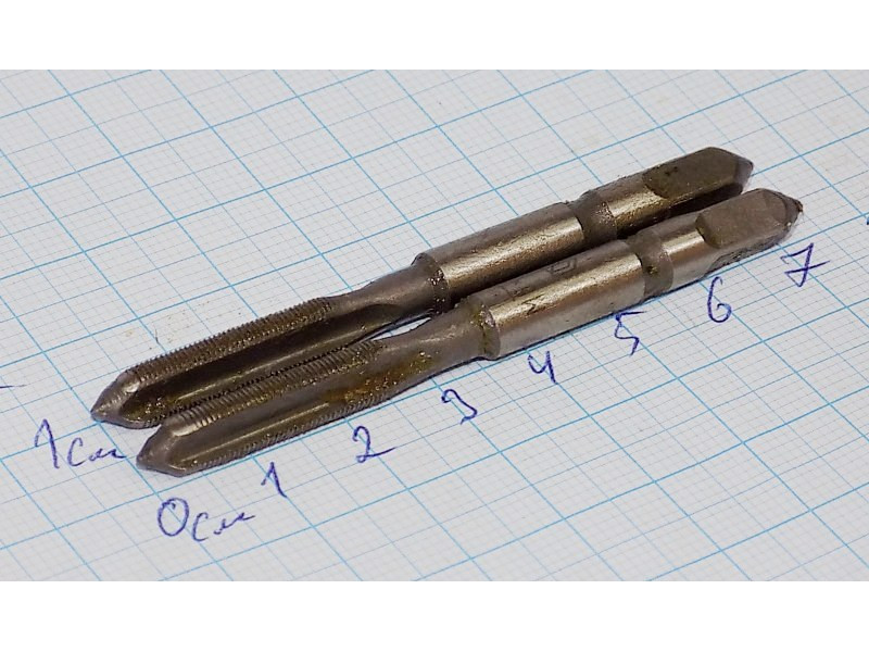 Метчик М 6х0,5 р6м5 мр комплектный