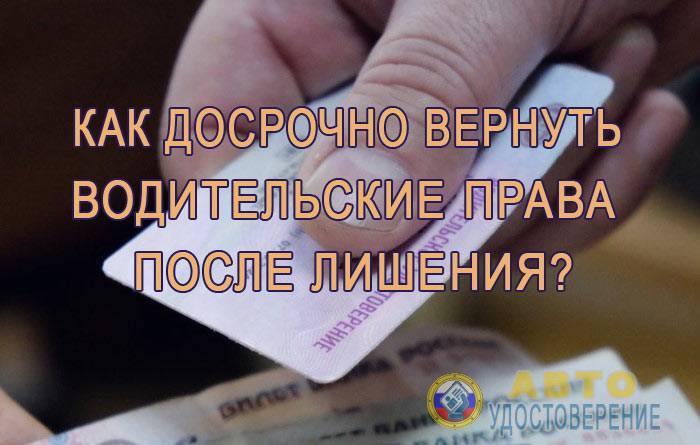 Вернм водительские права после лишения