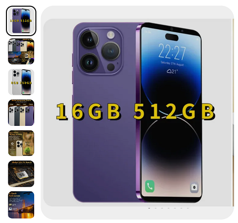 Смартфон i14 Pro Max, 6,7 дюйма, 4G, 6800 мАч