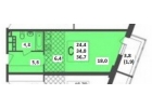 Продается 1-комнатная квартира.