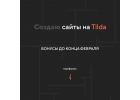 Дизайнер сайтов на Tilda Publishing