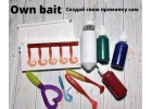 Изготавливаем формы для отливки силиконовых приманок.