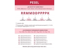Польский номер PESEL, Песель без присутствия