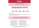 Польский номер PESEL, Песель без присутствия